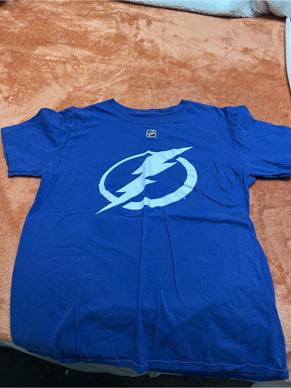 Fanatics Royal Blue Tampa Lightning Short Sleeve Tee
